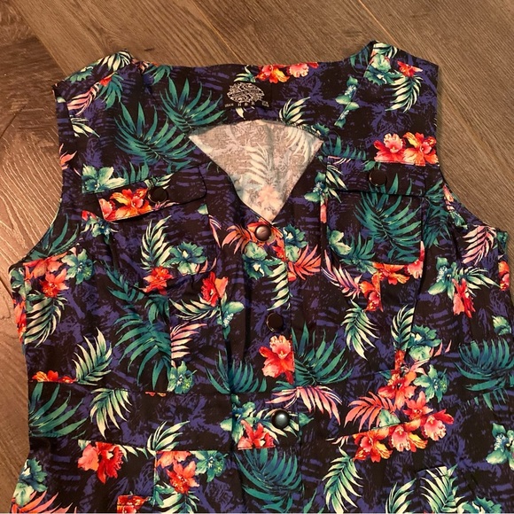 Hearts & Roses dress wiggle shift dress vintage inspired London UK - Picture 6 of 15